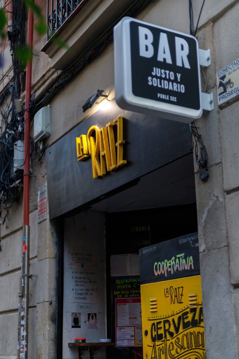Bar La Raiz opciones vegan