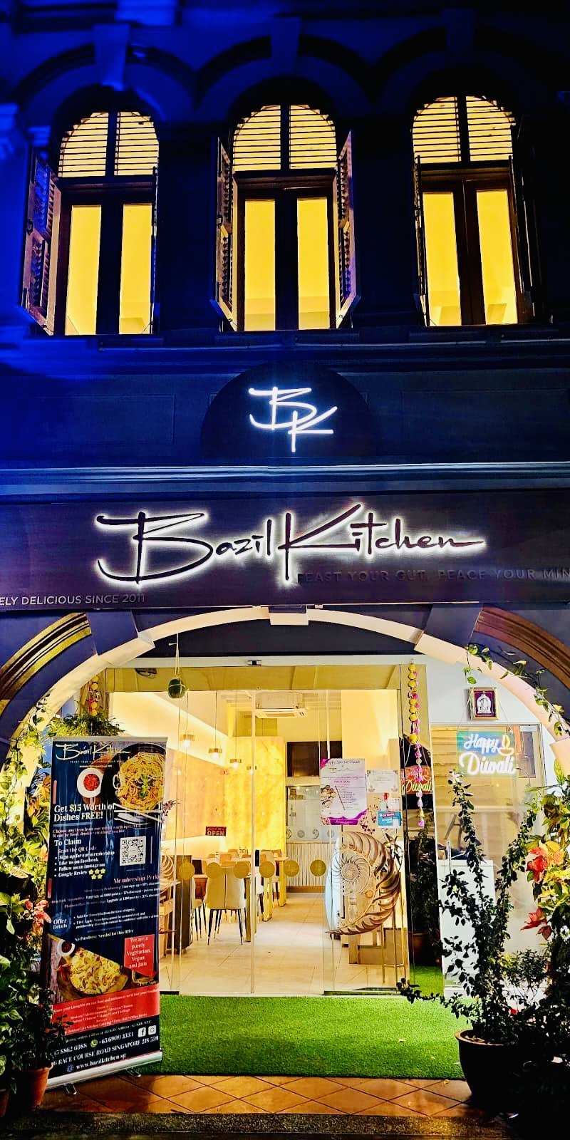 Bazil Kitchen - Purely Vegetarian, Vegan & Jain | Race Course Rd Singapore